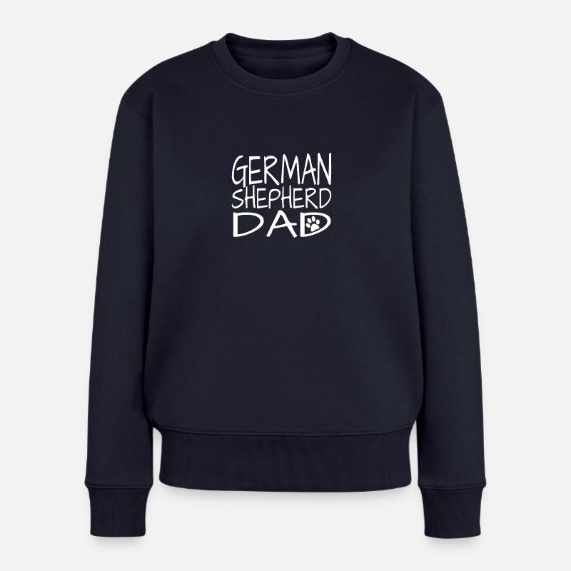 German Shepherd German Shepherd - Women's Premium Organic Jumper - navy