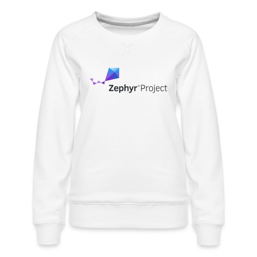 Zephyr Project Logo - Felpa premium da donna
