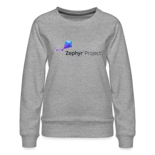 Zephyr Project Logo - Naisten premium-collegepaita