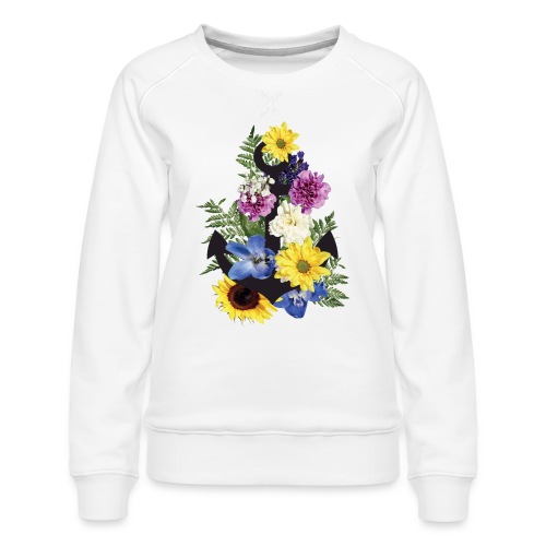 Blumen Anker_ - Frauen Premium Pullover