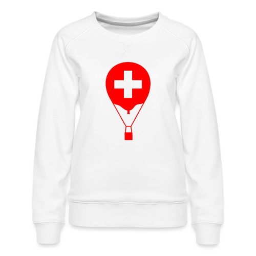 Gasballon i schweizisk design - Dame premium sweatshirt