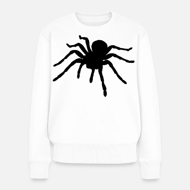 Spinnen (Tiere) - Frauen Premium Bio Pullover - Weiß