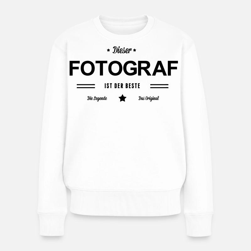 Bester Fotograf - Frauen Premium Bio Pullover - Weiß
