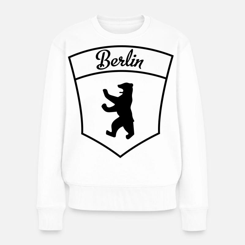Berlin - Pull Premium bio Femme - blanc