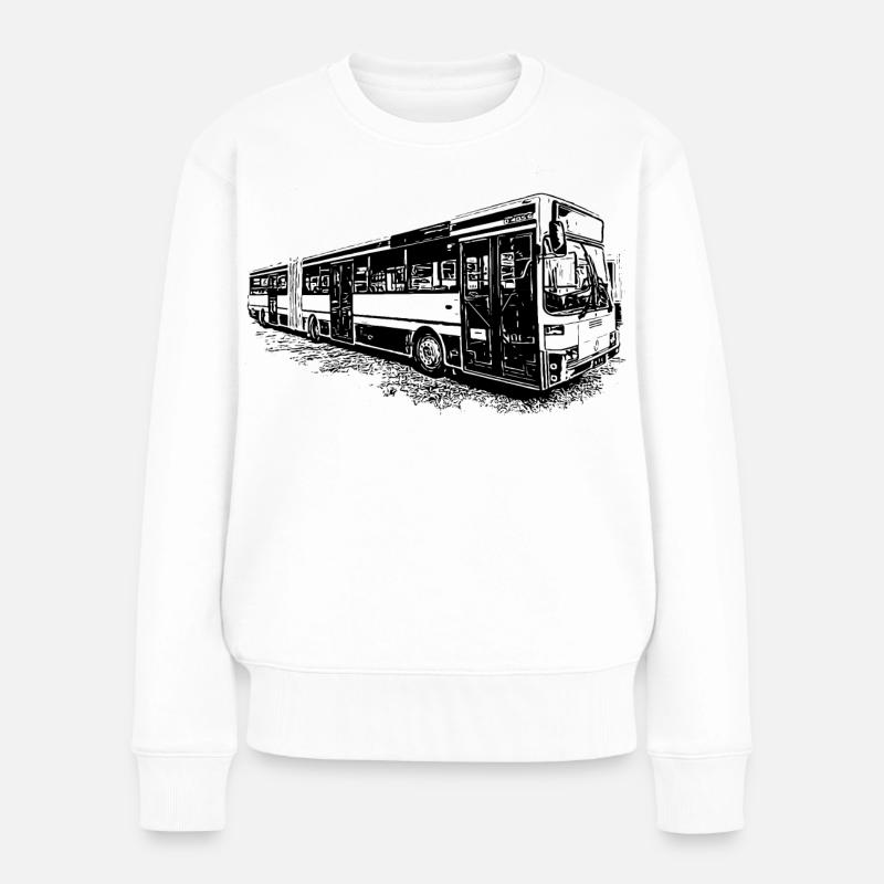 Mercedess O 405 G Bus Linienbus - Frauen Premium Bio Pullover - Weiß