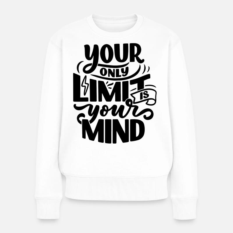 VOTRE SEULE LIMITE EST VOTRE - Pull Premium bio Femme - blanc