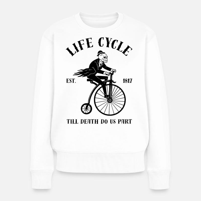 Hochzeits-T-Shirts: Life Cycle Edition - Frauen Premium Bio Pullover - Weiß