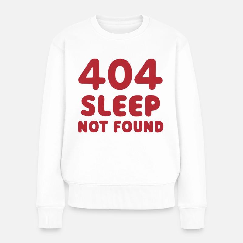404 : Sommeil introuvable - Pull Premium bio Femme - blanc