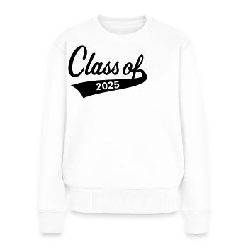 Classe de 2025 (Classe de graduation / B) - Pull Premium bio Femme - blanc - Devant - Julia (174cm)