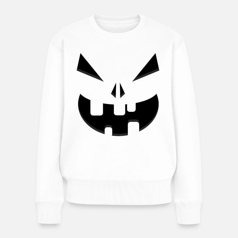 Little Boo – La citrouille amicale - Pull Premium bio Femme - blanc