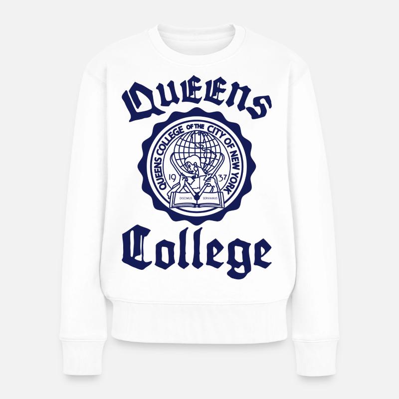 Collège Queens - Pull Premium bio Femme - blanc