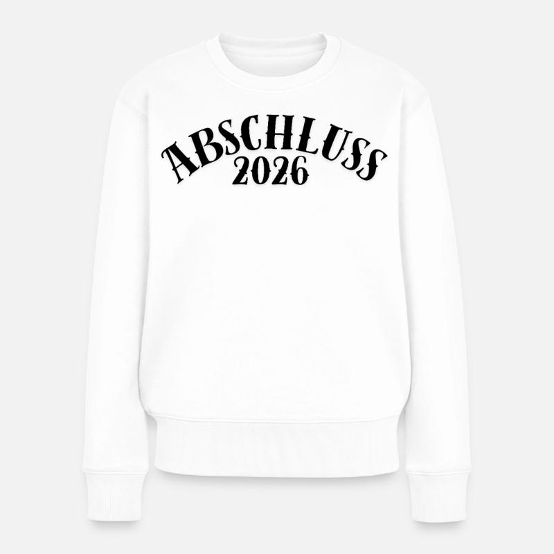 Remise des diplômes 2026 - Pull Premium bio Femme - blanc