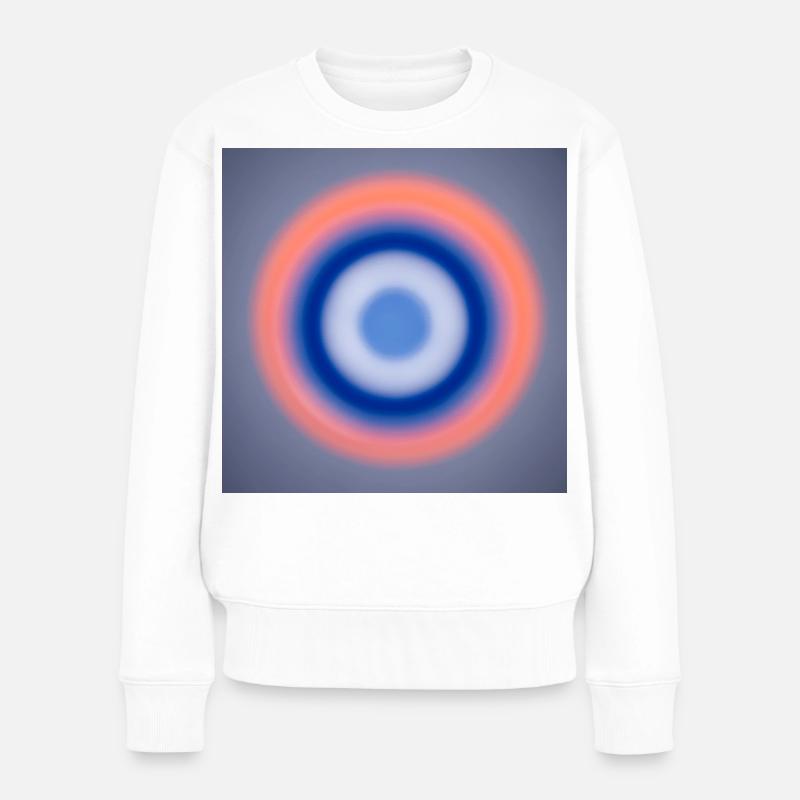 Pfauenkreis - Frauen Premium Bio Pullover - Weiß