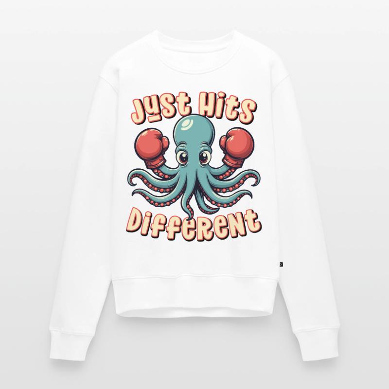Frappe simplement différemment Pull Premium bio Femme