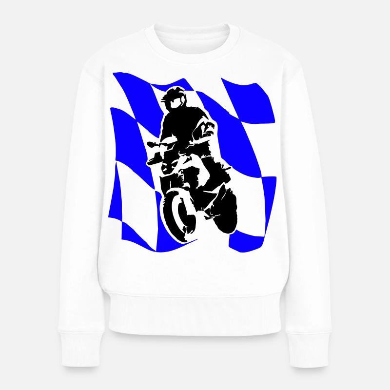 13GeländeSportBayern00 - Frauen Premium Bio Pullover - Weiß