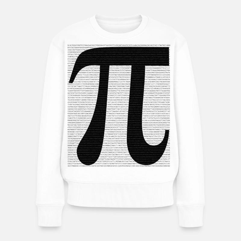Pi symbol with numerical value mathematics - Women's Premium Organic Jumper - white