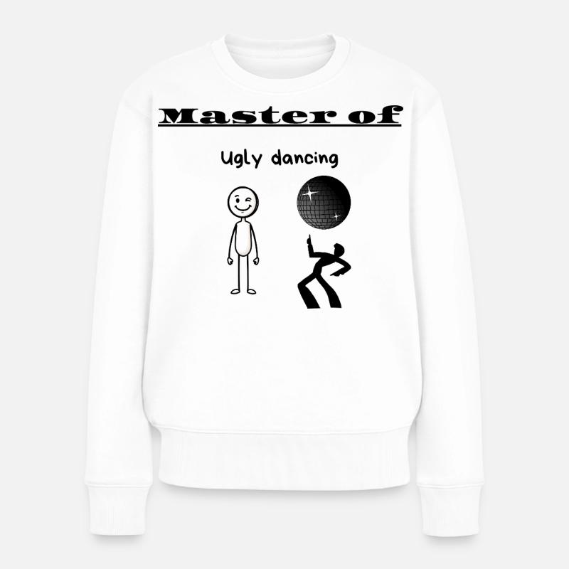 Maître de la danse moche - Pull Premium bio Femme - blanc