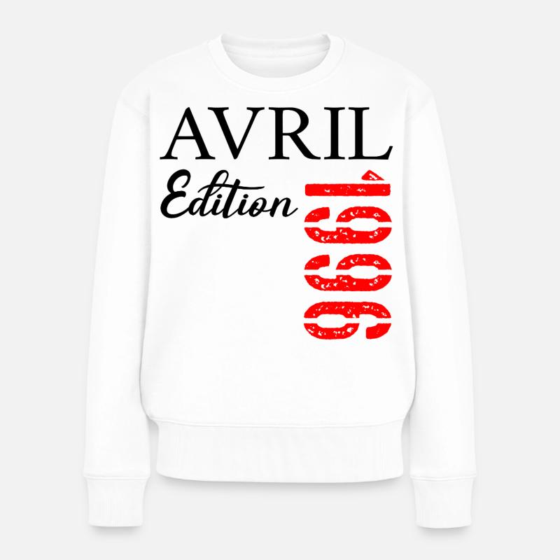 31e anniversaire Avril 1996  - Pull Premium bio Femme - blanc