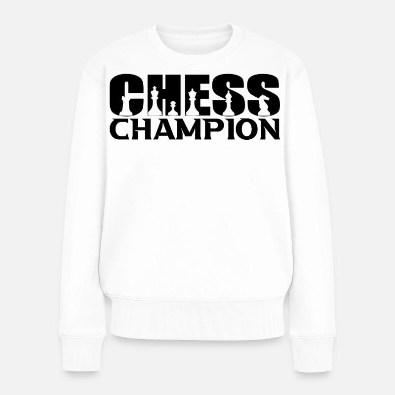 Chess - Frauen Premium Bio Pullover - Weiß