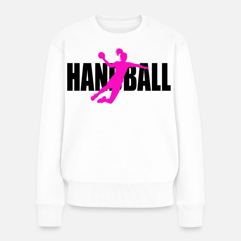 Handball - Pull Premium bio Femme - blanc