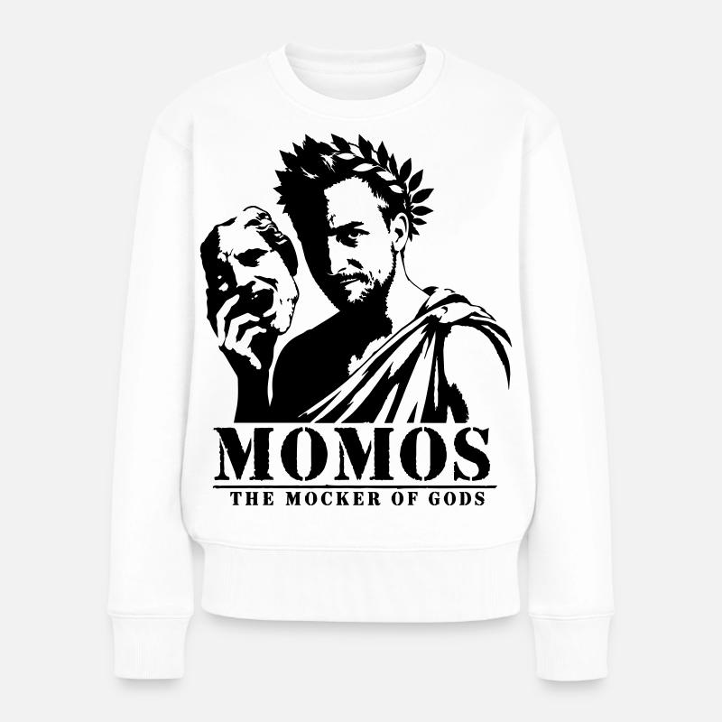 Momos - Pull Premium bio Femme - blanc
