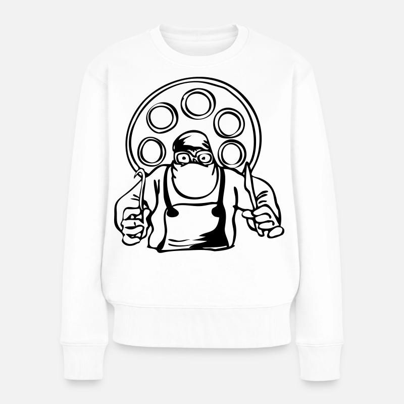 Chirurgien - Pull Premium bio Femme - blanc