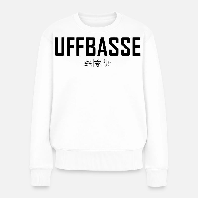 Uffbasse - Frauen Premium Bio Pullover - Weiß