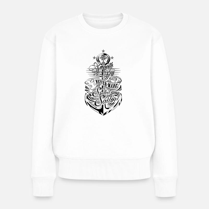 Anchor - Pull Premium bio Femme - blanc