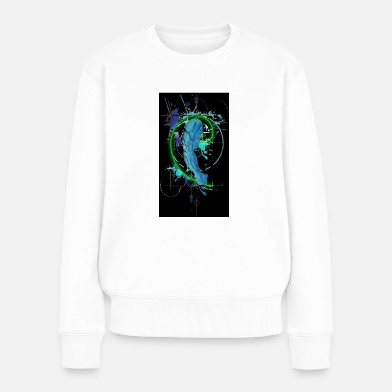 Die Perfekte Balance - Frauen Premium Bio Pullover - Weiß