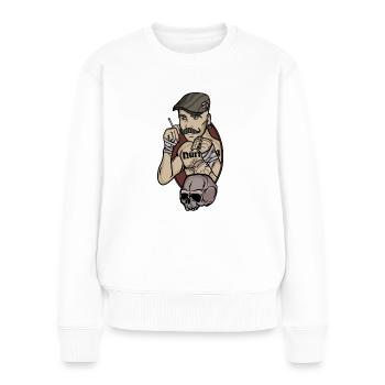 Clubfan // Nuremberg - Women's Premium Organic Jumper - white - Front - Julia (174cm)