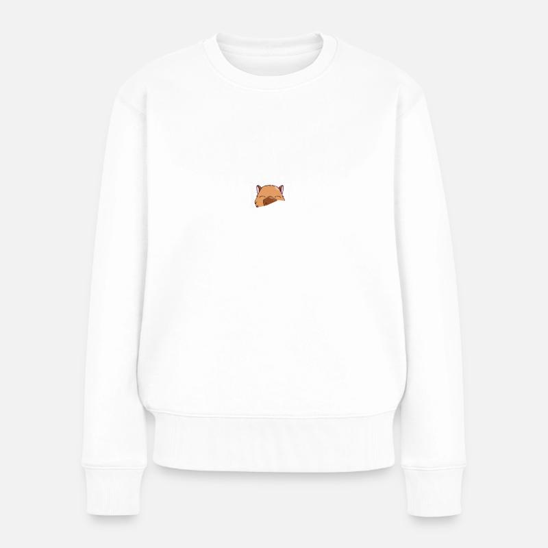 Offizielles Schlafshirt Wasserschwein Capybara - Frauen Premium Bio Pullover - Weiß