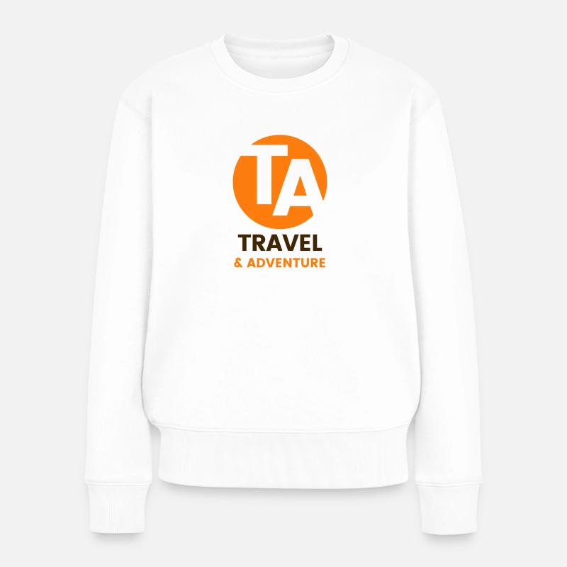 Logo de la chaîne - Pull Premium bio Femme - blanc