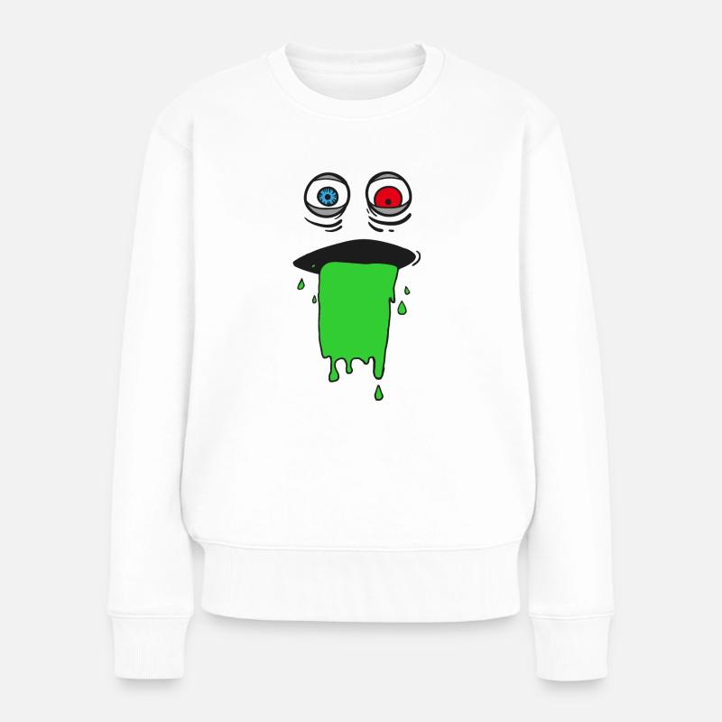 Monstre - Pull Premium bio Femme - blanc