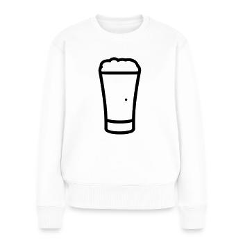 Beer - Women's Premium Organic Jumper - white - Front - Julia (174cm)
