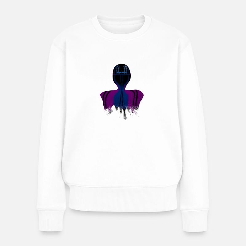 Bakemono - Women's Premium Organic Jumper - white