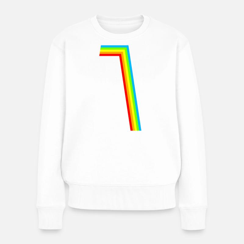 Schon 1 Jahr! - Frauen Premium Bio Pullover - Weiß
