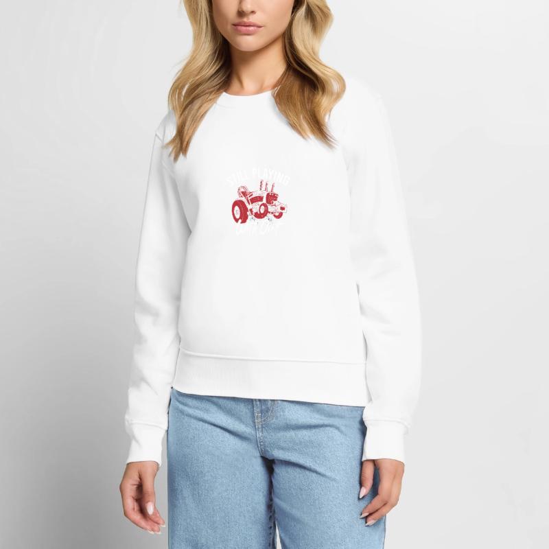 Tractor Pulling Tractor Driver Tractor Puller Frauen Premium Bio Pullover
