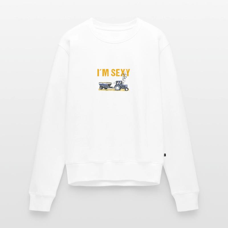 Tractor Pulling Tractor Driver Tractor Puller Frauen Premium Bio Pullover