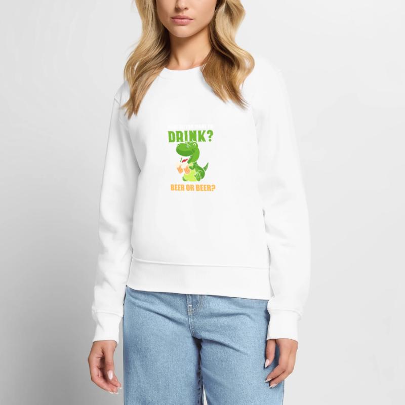 Bier oder Bier Barista Geschenk Frauen Premium Bio Pullover