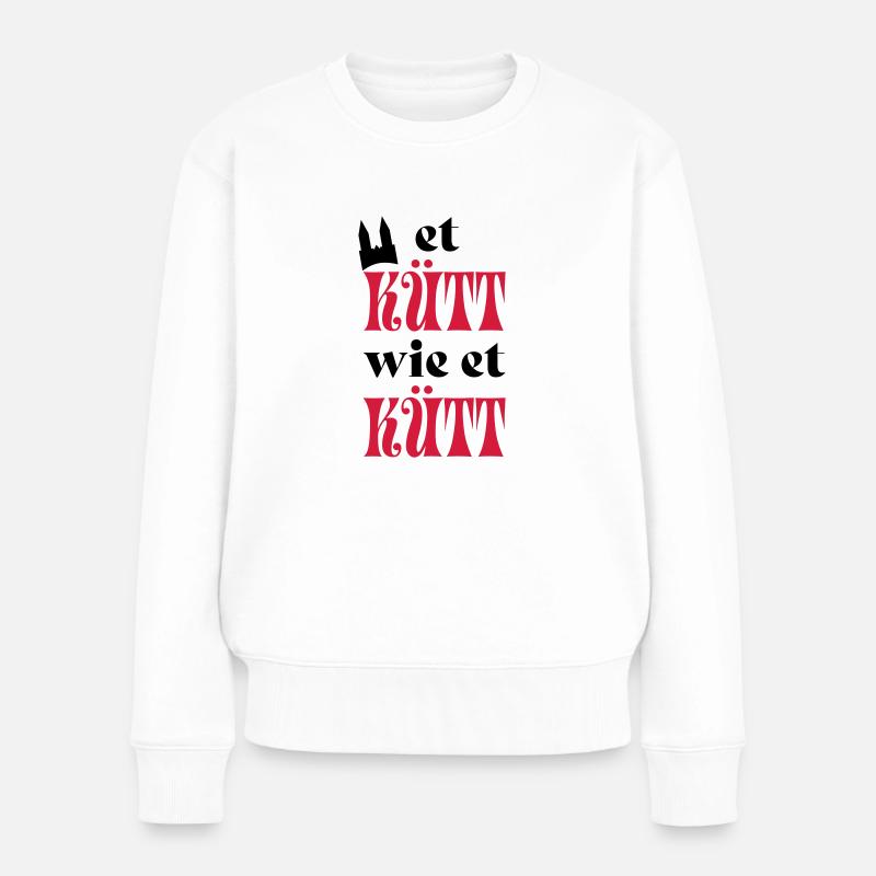 Karneval - Frauen Premium Bio Pullover - Weiß