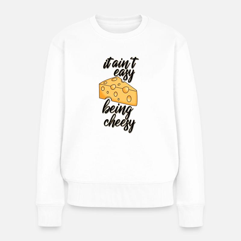 Cheesy - Pull Premium bio Femme - blanc