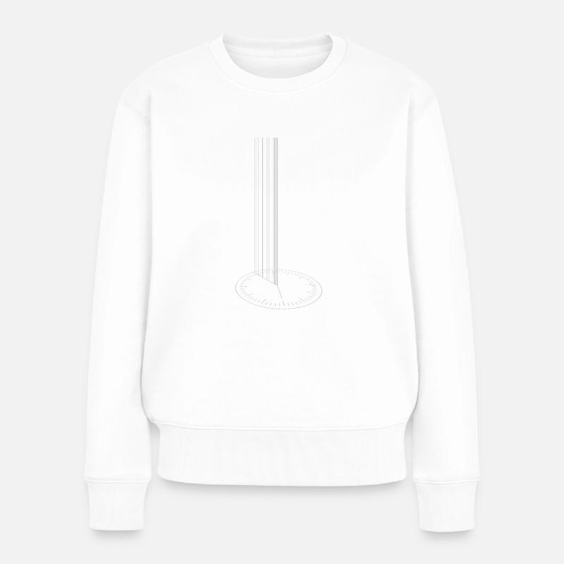 Interstellar_STAY - Frauen Premium Bio Pullover - Weiß