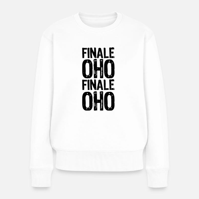 FINALE OHO - Fußball Sport Meisterschaft Gewinner - Frauen Premium Bio Pullover - Weiß