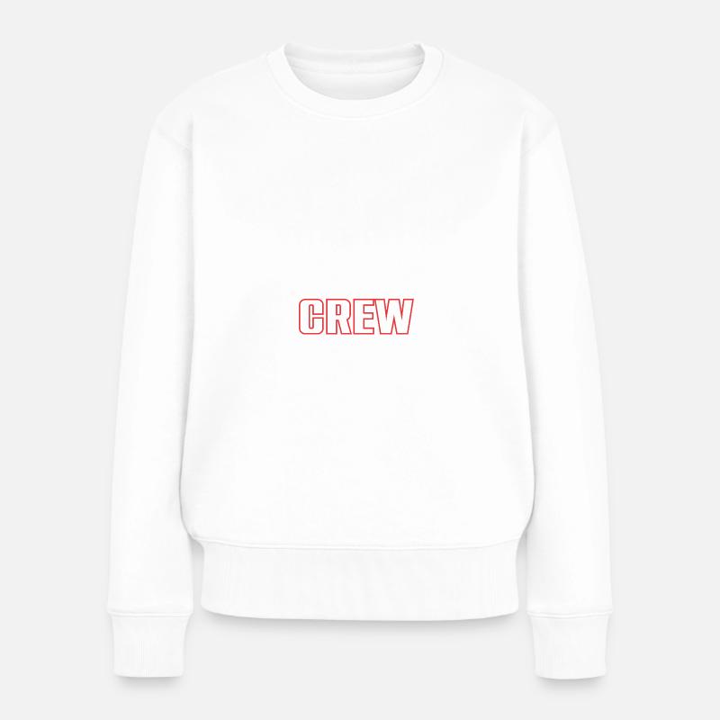 Darts Crew - Frauen Premium Bio Pullover - Weiß