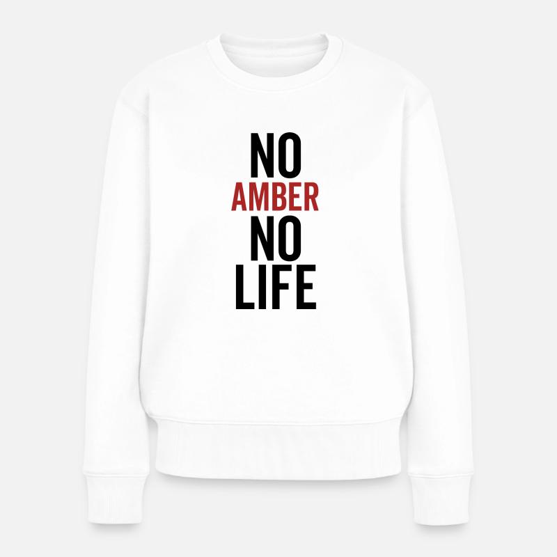 Pas d’ambre pas de vie - Pull Premium bio Femme - blanc