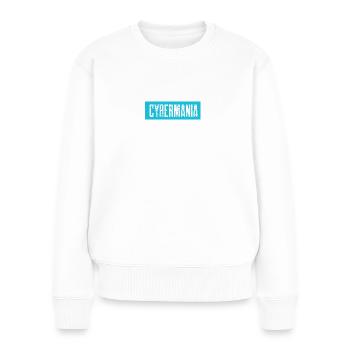 Cybermania - Frauen Premium Bio Pullover - Weiß - Vorne - Julia (174cm)