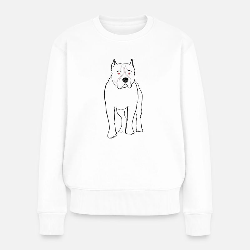 Chien de puissance - Pull Premium bio Femme - blanc
