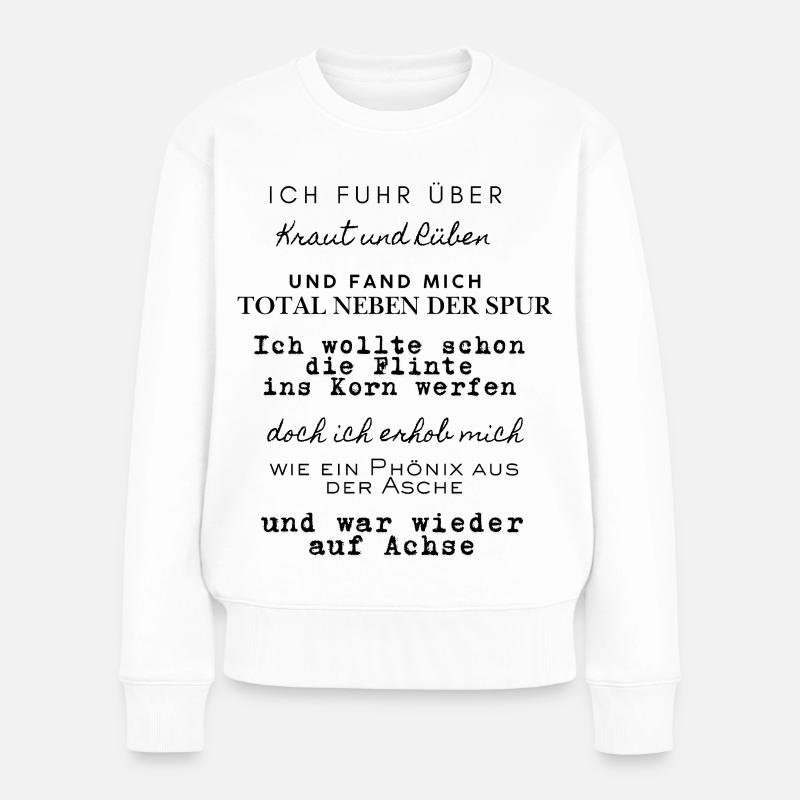 Kraut und Rüben - Pull Premium bio Femme - blanc