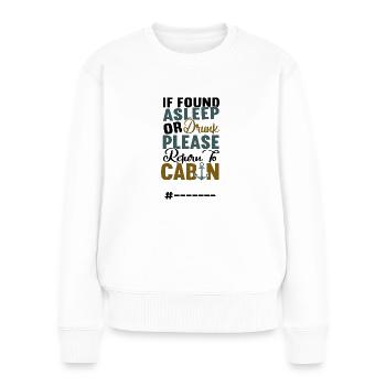Kreuzfahrt Kreuzfahrtschiff Urlaub Meer - Frauen Premium Bio Pullover - Weiß - Vorne - Julia (174cm)