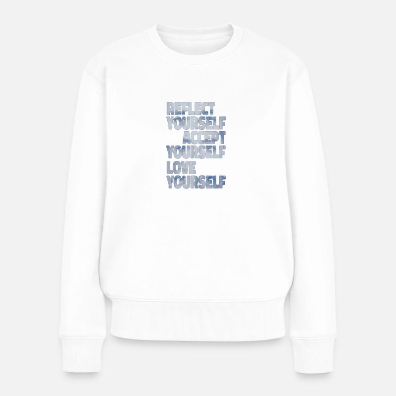 Réflexion - Pull Premium bio Femme - blanc
